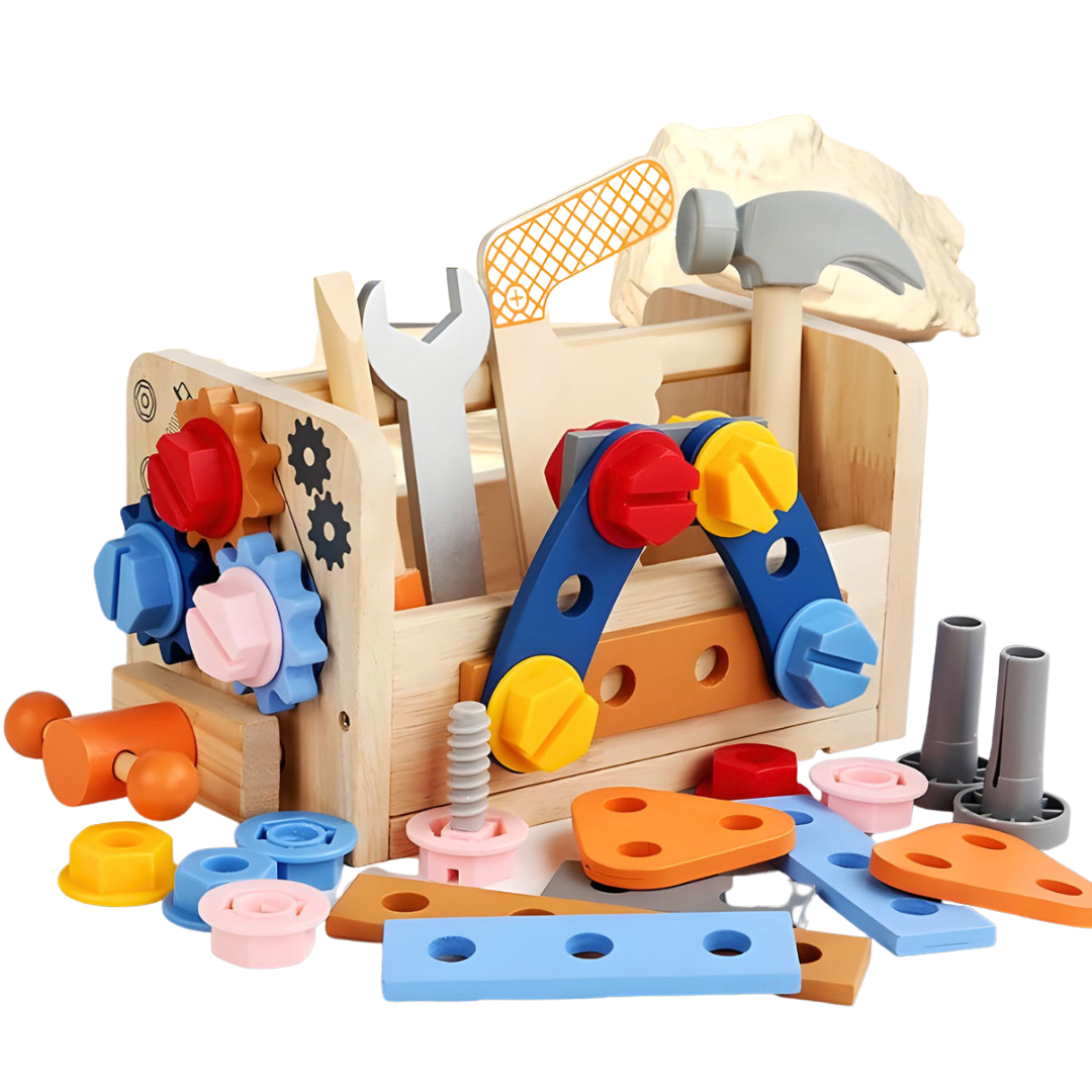 Jeu de construction enfant bois