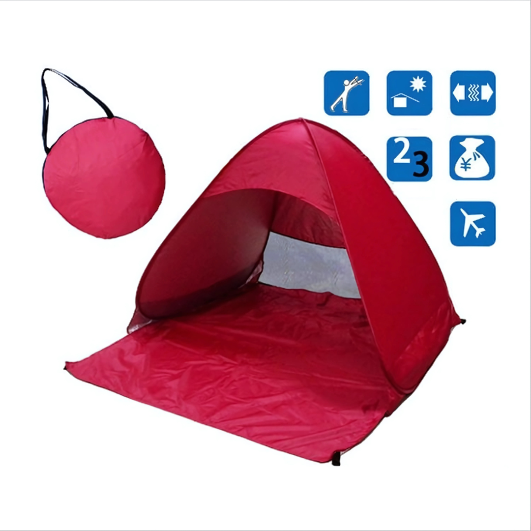 Tente de camping de plage