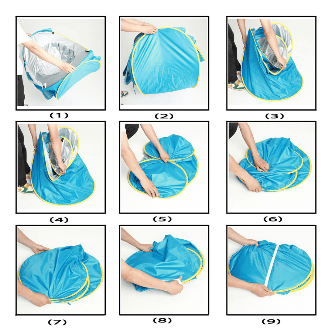 Tente de plage bébé avec protection UV