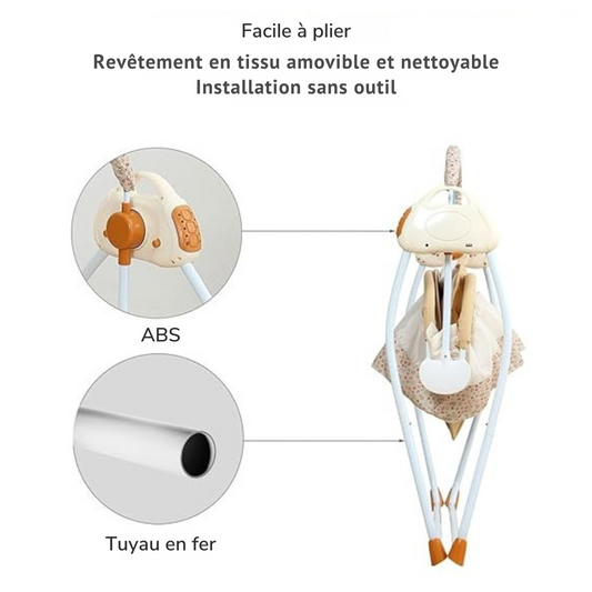 Balancelle pour Bébé – Électrique, Portative & Télécommandée