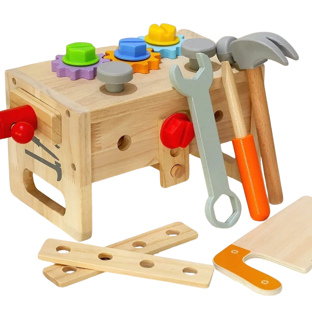Jeu de construction enfant bois