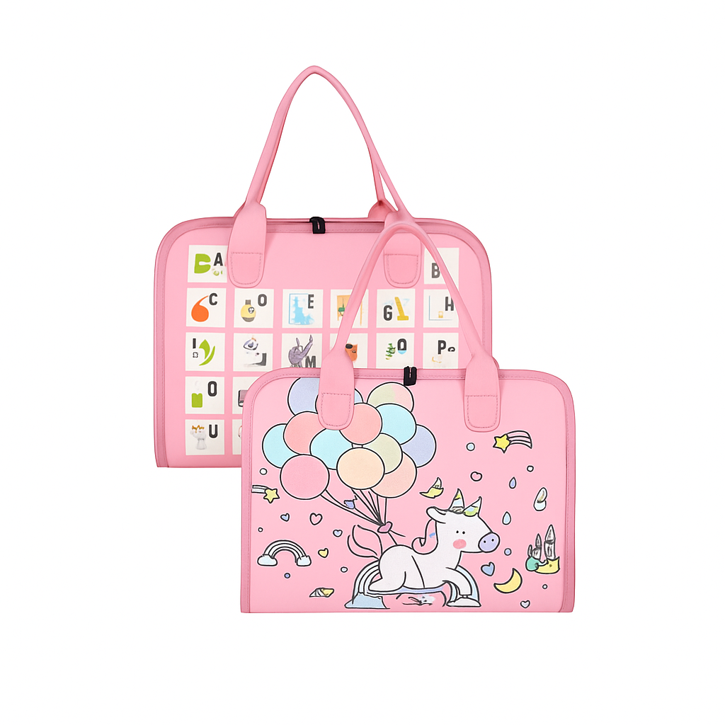 Livre Sensoriel Montessori Bébé – Format Sac à Emporter