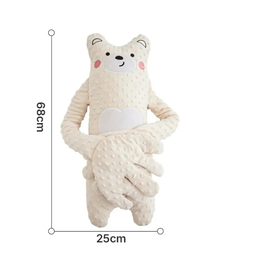 Coussin d'Apaisement pour Nouveau-né : Peluche Sensorielle aux Graines Naturelles