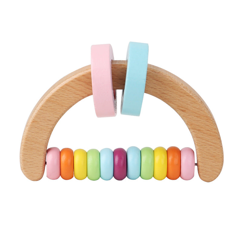 Set de 4 Hochets Musicaux Montessori en Bois : Éveil Sensoriel et Rythmique