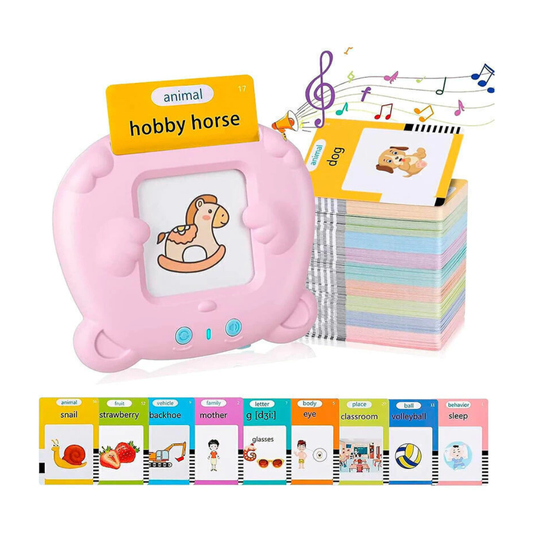 Lecteur de Cartes Flash Interactif – Apprentissage de l’Anglais et Vocabulaire Bilingue (255 Contenus)