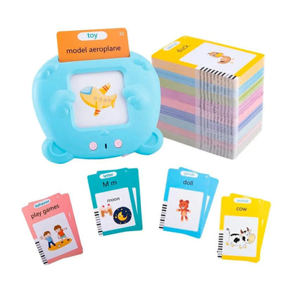 Lecteur de Cartes Flash Interactif – Apprentissage de l’Anglais et Vocabulaire Bilingue (255 Contenus)