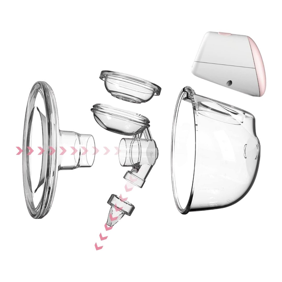 Tire-lait Électrique Mains Libres (Invisible & Portable) – 3 Modes d'Aspiration