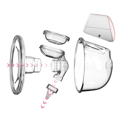 Tire-lait Électrique Mains Libres (Invisible & Portable) – 3 Modes d'Aspiration