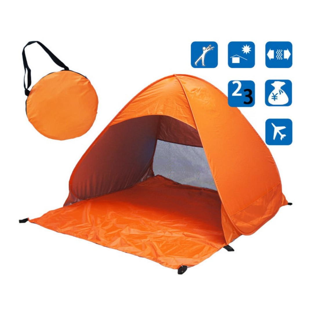 Tente de camping de plage