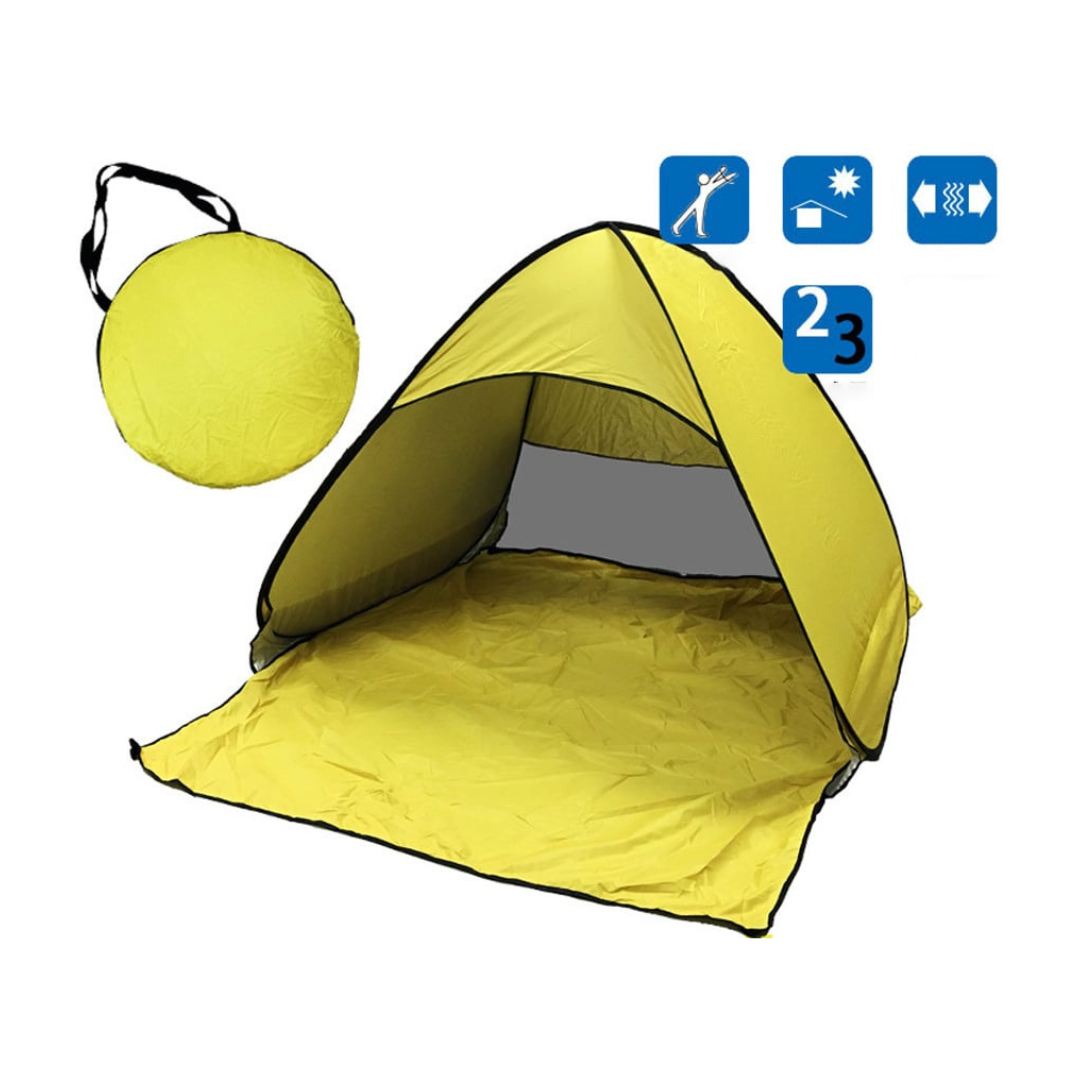 Tente de camping de plage