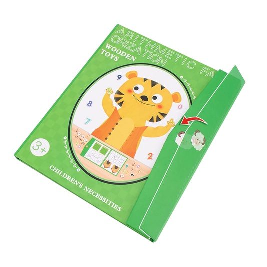 Livre Magnétique Montessori – Chiffres, Calculs et Animaux Ludiques