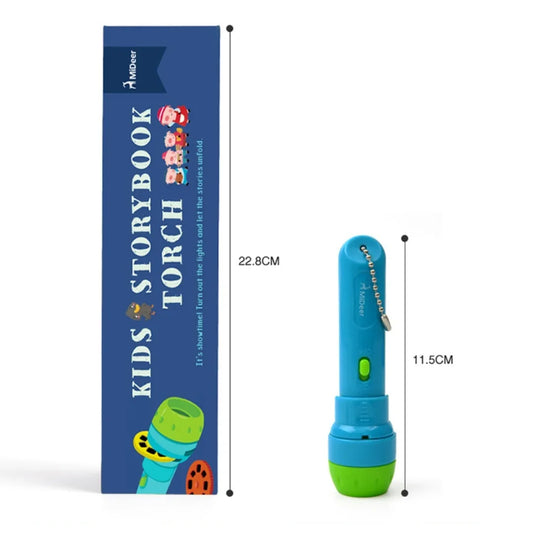 Lampe Torche Projecteur d'Histoires pour Enfant (avec 4 Disques)