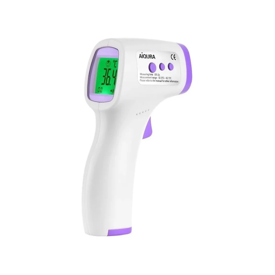 Thermomètre frontal sûr – mesure la fièvre chez les bébés et les adultes