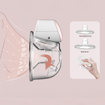 Tire-lait Électrique Mains Libres (Invisible & Portable) – 3 Modes d'Aspiration