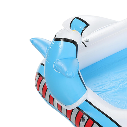 Jouet Aquatique Extérieur : Piscine Fusée Gonflable avec Jet d'Eau (160cm)