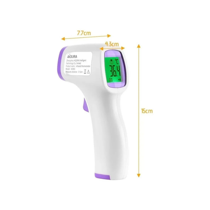 Thermomètre frontal sûr – mesure la fièvre chez les bébés et les adultes
