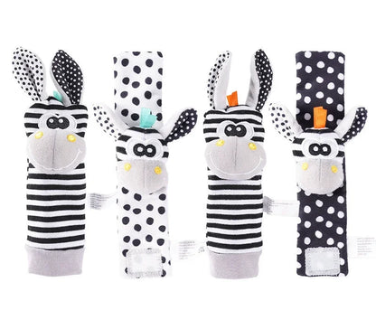 Hochets Chaussettes et Poignets : Pack D'éveil Psychomoteur