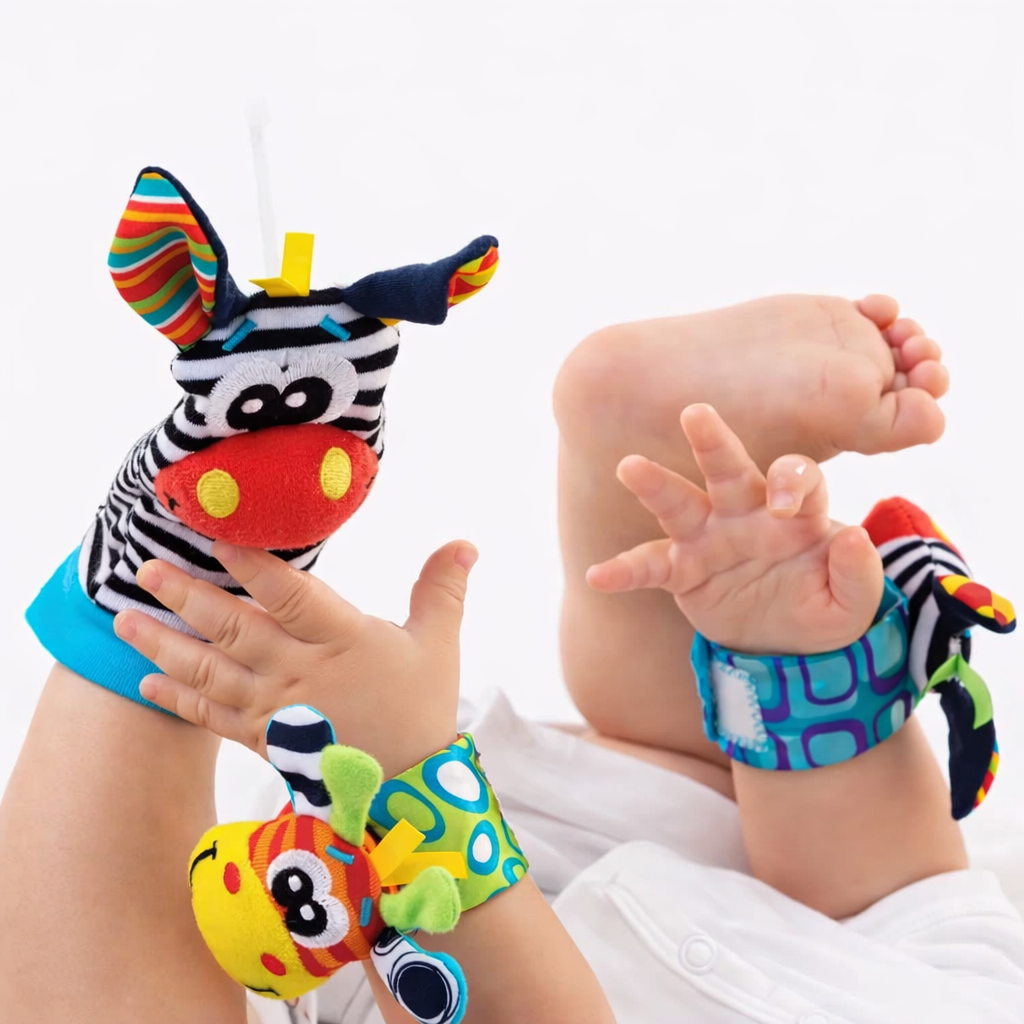 Kit d'apprentissage pour enfants "Petits Voyageurs" - Chaussettes et bracelets
