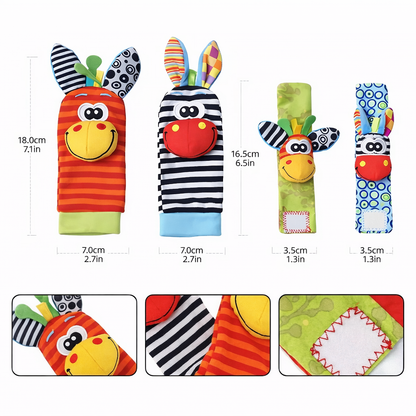 Kit d'apprentissage pour enfants "Petits Voyageurs" - Chaussettes et bracelets