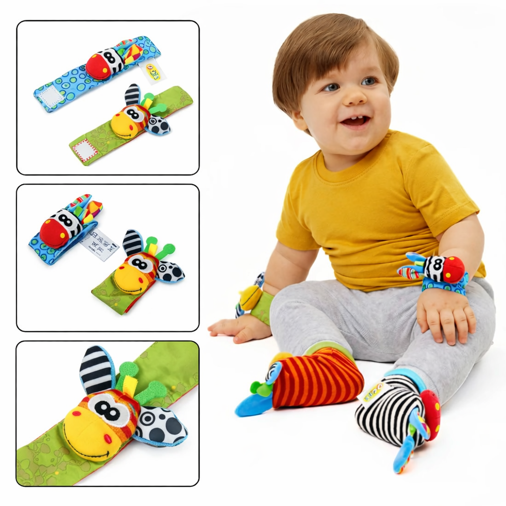 Kit d'apprentissage pour enfants "Petits Voyageurs" - Chaussettes et bracelets