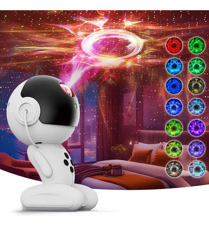 Projecteur Ciel Étoilé Astronaute : Lampe LED Galaxie et Nébuleuse pour Chambre d'Enfant