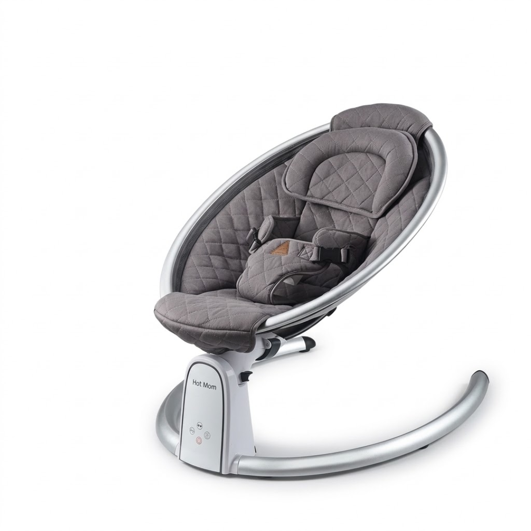 Transat Électrique Bébé Sérénité Royale – Balancelle Apaisante Connectée