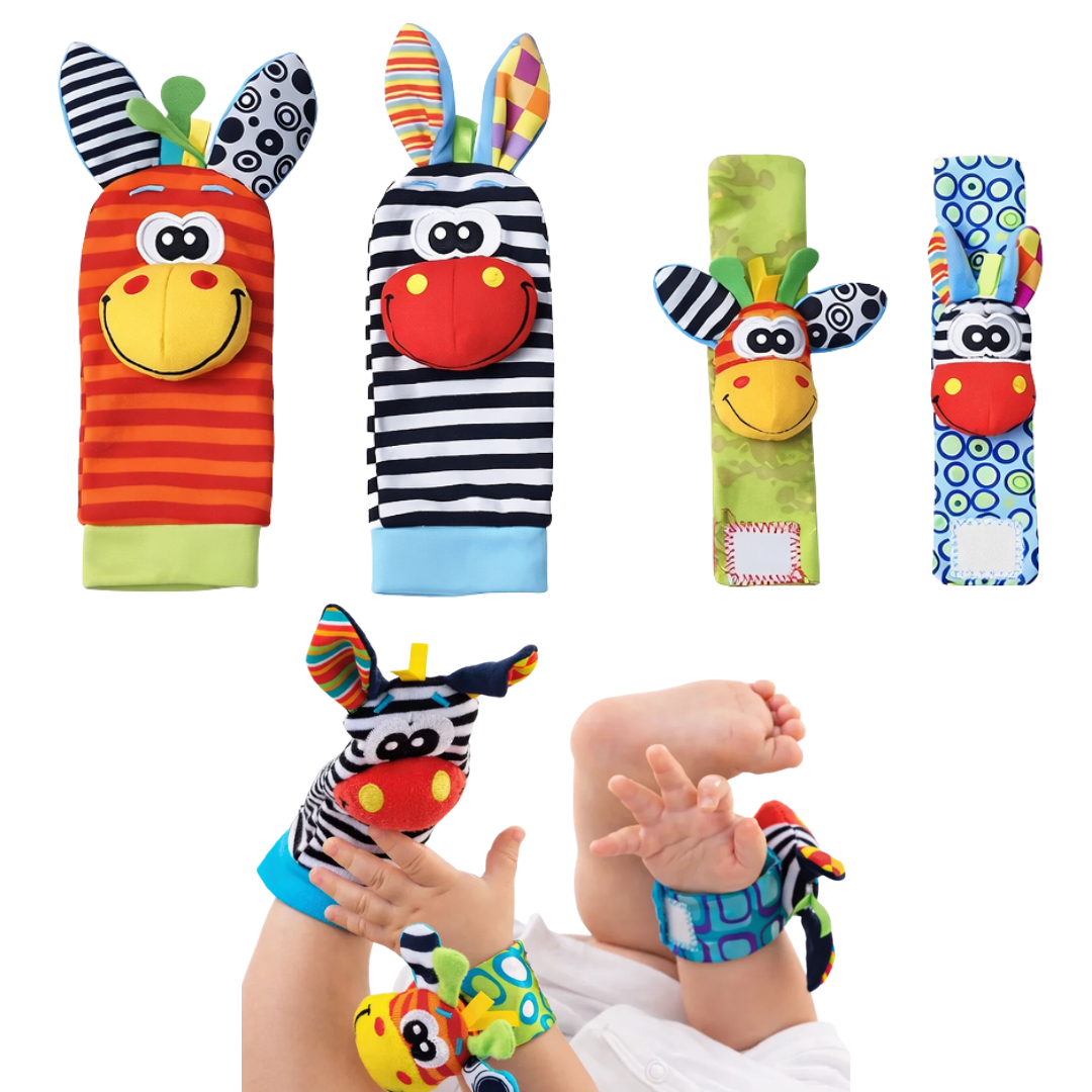 Kit d'apprentissage pour enfants "Petits Voyageurs" - Chaussettes et bracelets