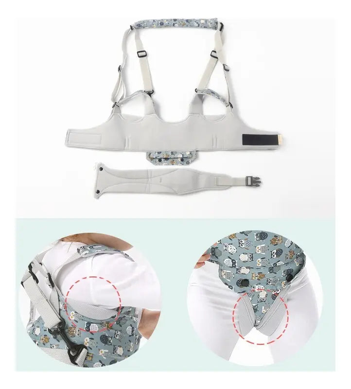 Harnais de Marche Bébé Ajustable : Aide à l'Apprentissage Anti-Chute et Anti-Compression