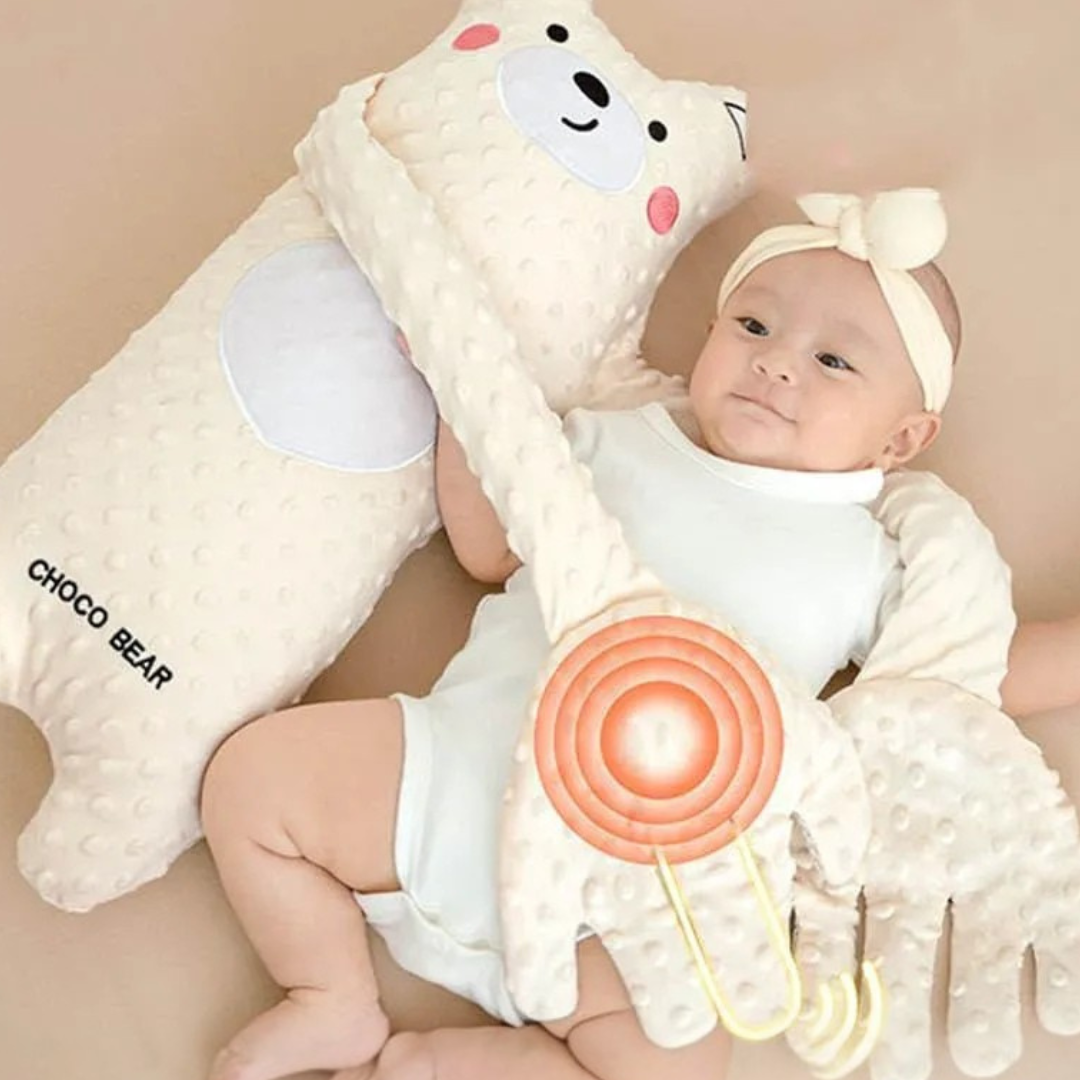 Coussin d'Apaisement pour Nouveau-né : Peluche Sensorielle aux Graines Naturelles
