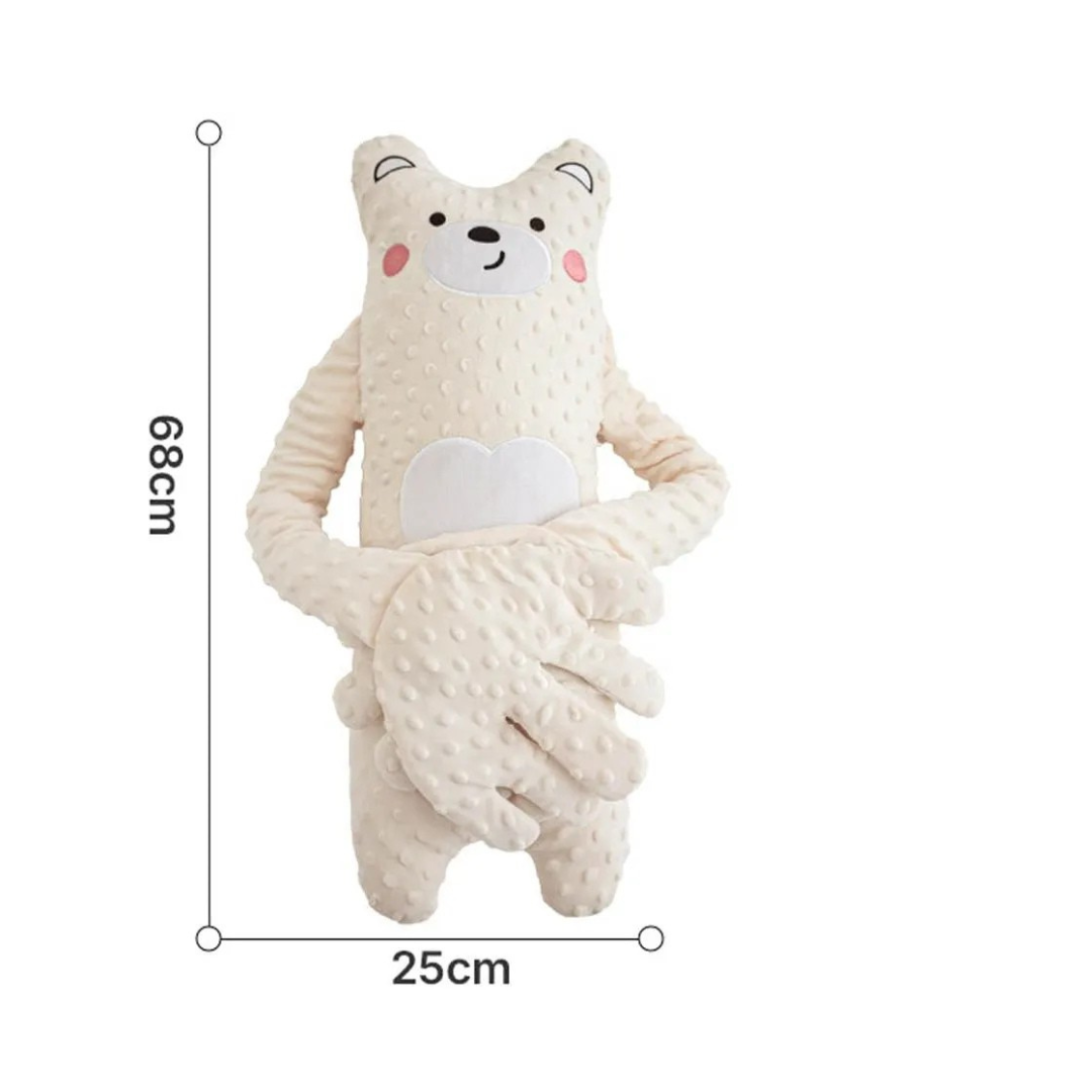 Coussin d'Apaisement pour Nouveau-né : Peluche Sensorielle aux Graines Naturelles
