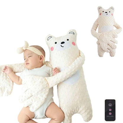 Coussin d'Apaisement pour Nouveau-né : Peluche Sensorielle aux Graines Naturelles