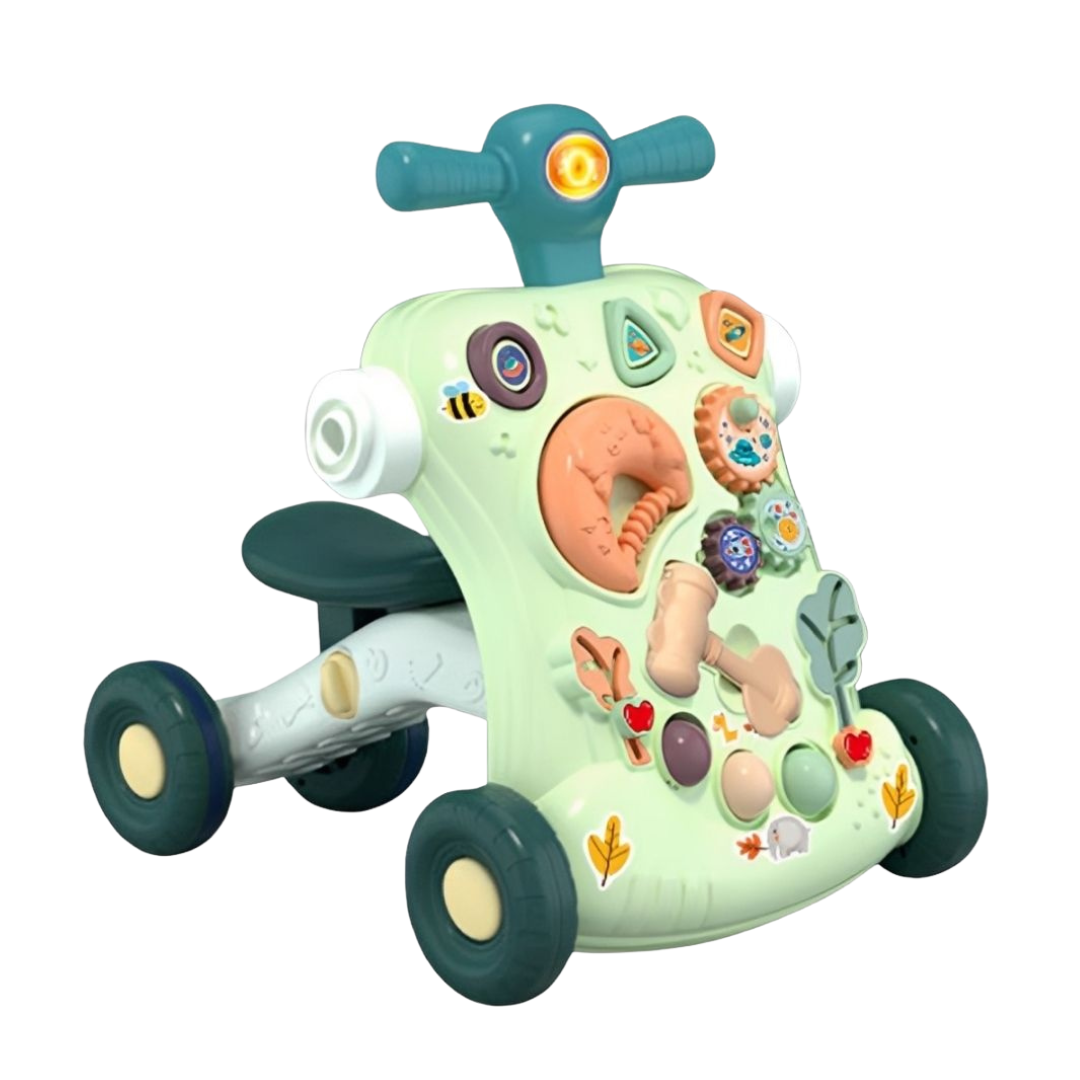 Pousseur Bébé et Chariot de Marche Multi-Activités : Aide à la Marche Évolutive et Sécurisée