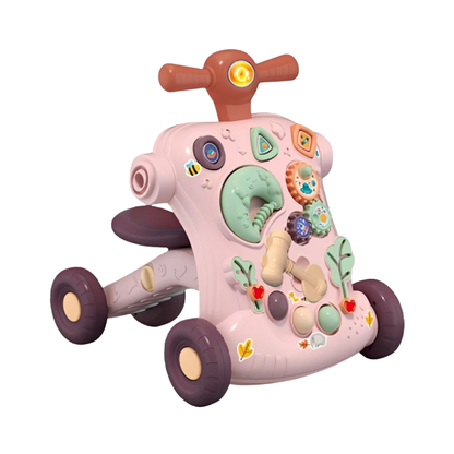 Pousseur Bébé et Chariot de Marche Multi-Activités : Aide à la Marche Évolutive et Sécurisée