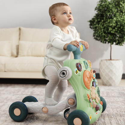 Pousseur Bébé et Chariot de Marche Multi-Activités : Aide à la Marche Évolutive et Sécurisée